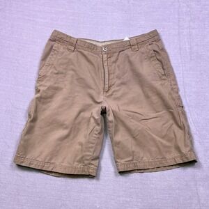 Columbia Men's Cargo Shorts Khaki Size 38W 10In Inseam Omni-Shield